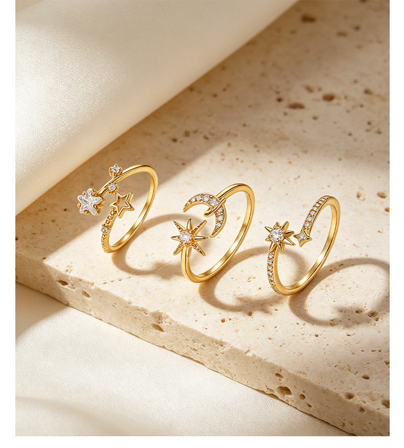 Armani Collection - Sterling Silver adjustable rings