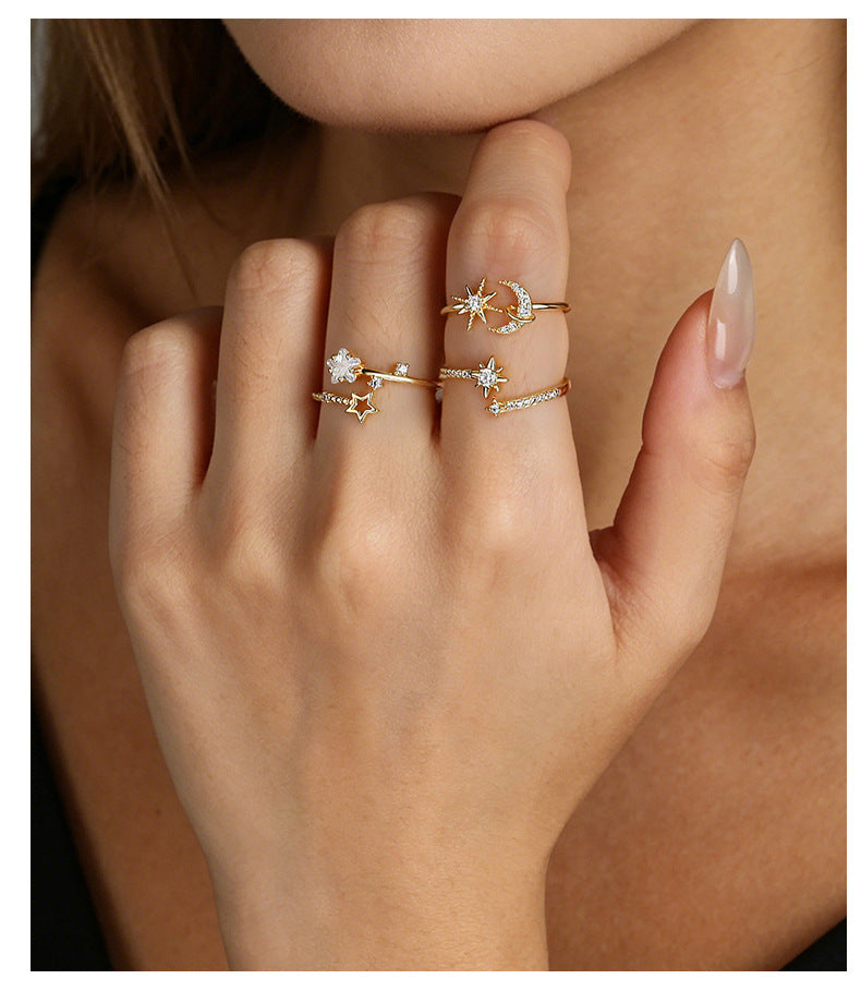 Armani Collection - Sterling Silver adjustable rings