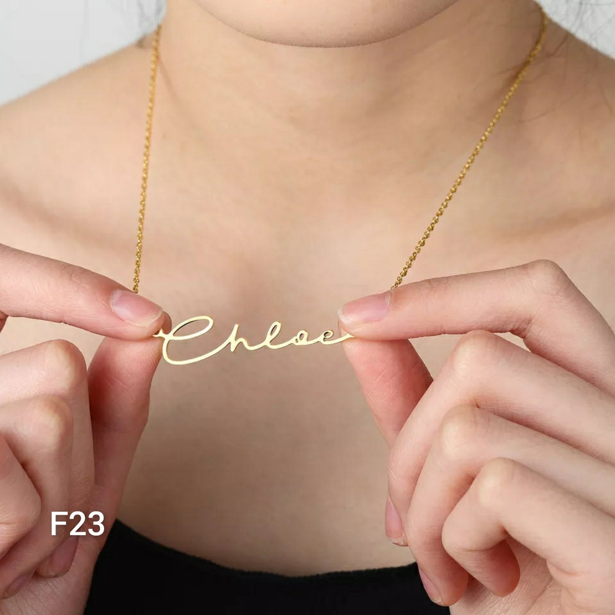 Custom Signature Style Name Necklace - Wedding/ Birthday Gift Jewellery - CHLOE