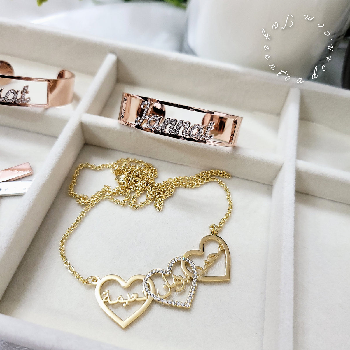 Baby & Kids Personalised Single English Name Diamante Bangle - Custom Bespoke Children Gift - Ages 3 plus - MARY