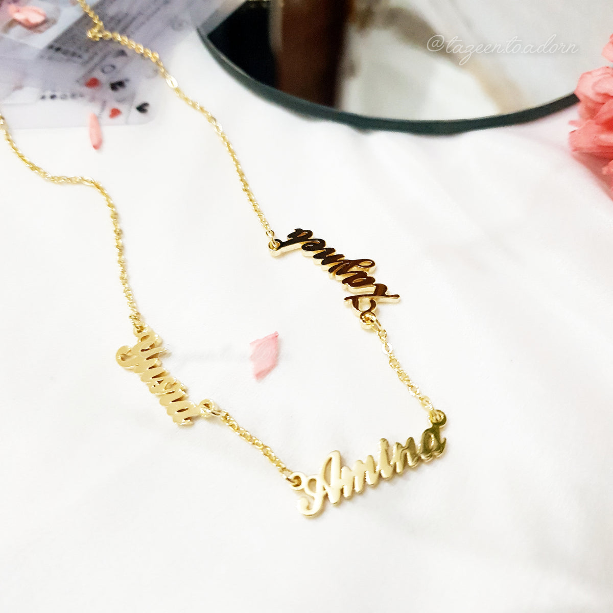 Personalised Custom Necklace - Multiple Name Family Jewellery Gift - NORINA