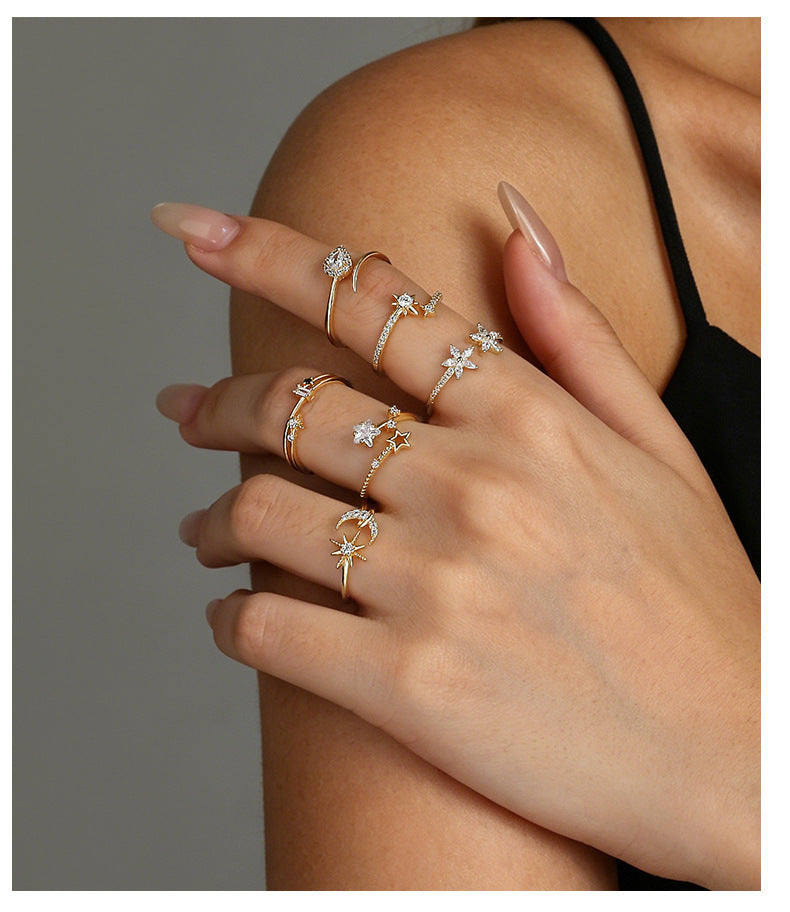 Armani Collection - Sterling Silver adjustable rings
