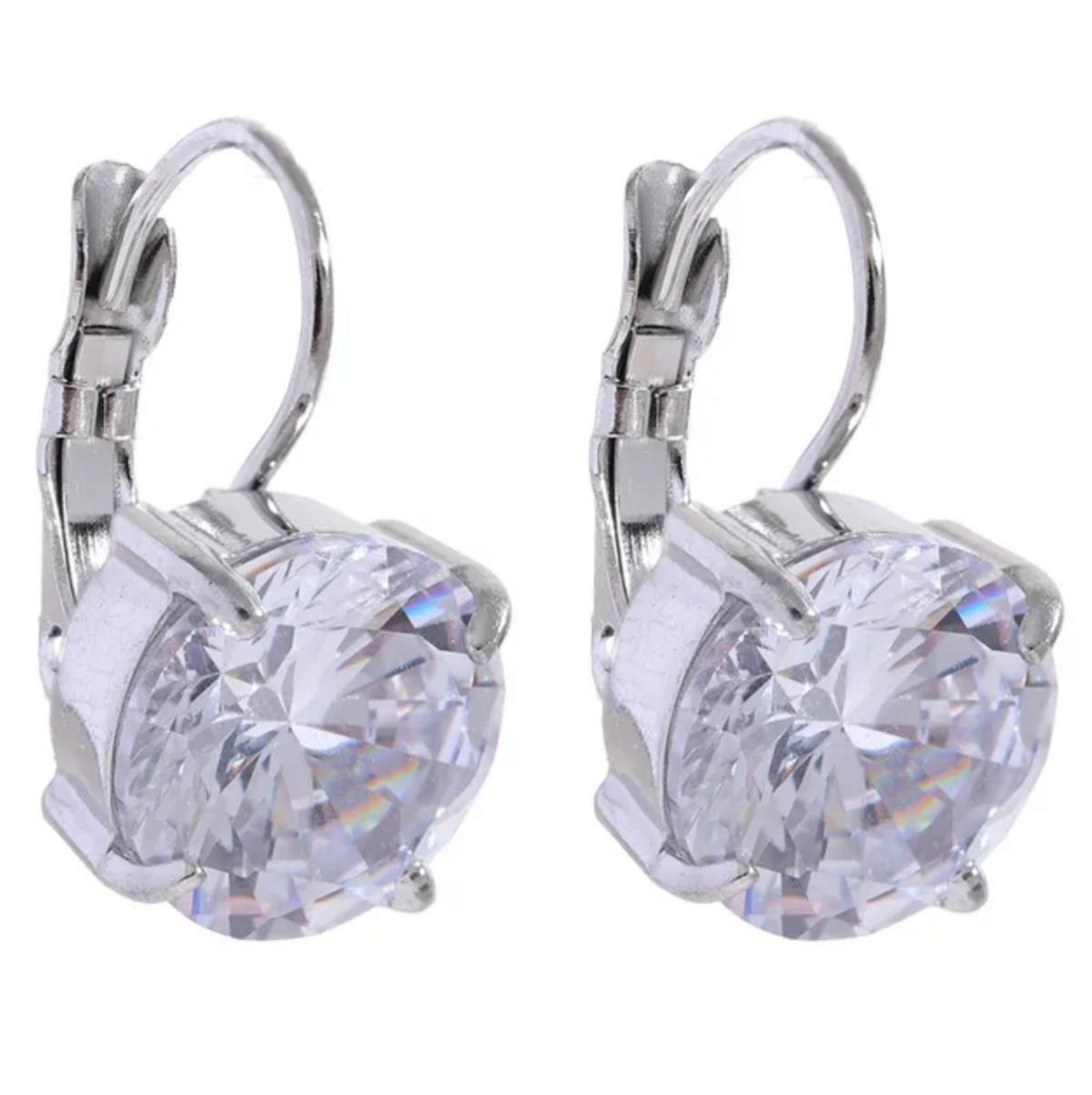 Robyn - Luxury round drop earring Diamond Ear Candy Huggie Hoop Earrings