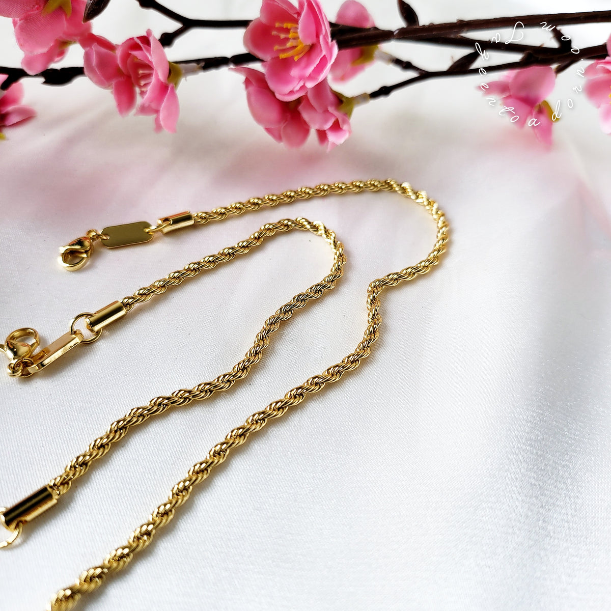 Rope Chain Anklet - Jewellery Everyday Essentials gifts - HOLLY