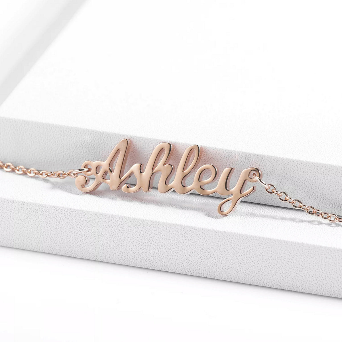 Personalised Name Anklet in English/ Arabic - Link Chain - Anaya Bespoke Unique Eid Ramadan Jewellery Gift - SHAZIA