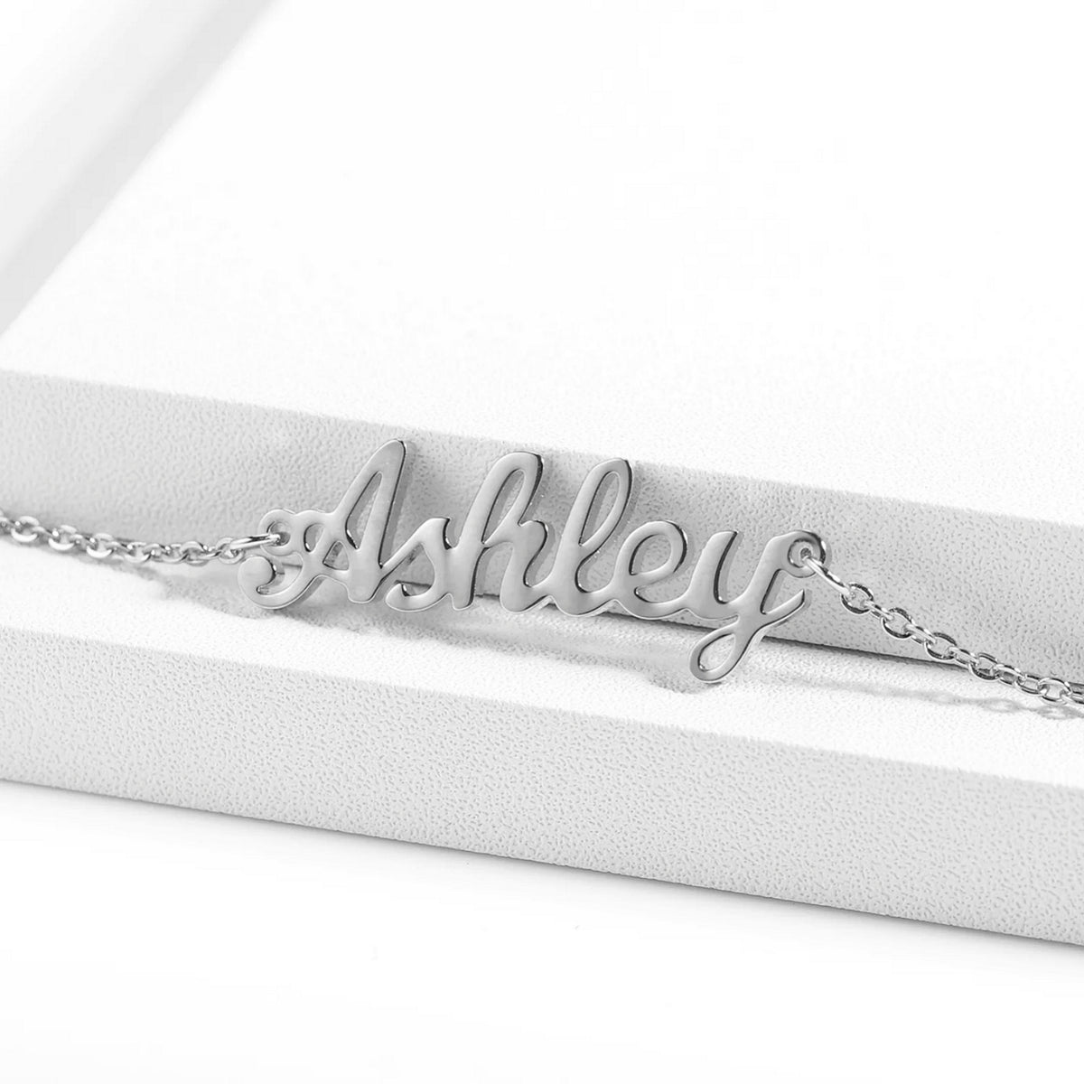 Personalised Name Anklet in English/ Arabic - Link Chain - Anaya Bespoke Unique Eid Ramadan Jewellery Gift - SHAZIA