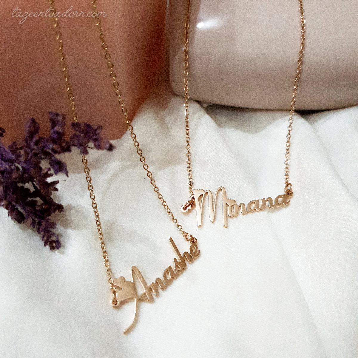 Personalised Girls Mini Me Name Necklace - Babies, Kids, Toddler, Teenager Jewellery Gifts  - Baby to 14years - ANAAYAH